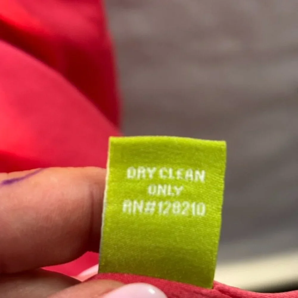 Elizabeth McKay Ruffle Collar Sleeveless Wrap Dress With Gold Button Accent - Picture 10 of 14